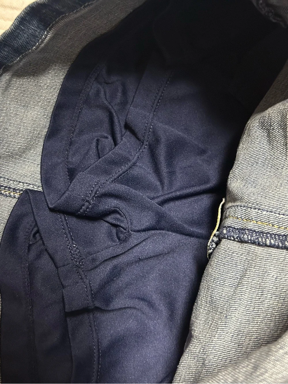 Justice Grey Waistband Skirt with Navy Lining